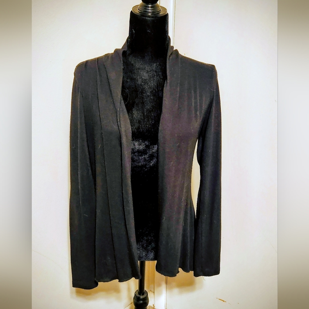 Womens Small Black Sweater Cutout Back